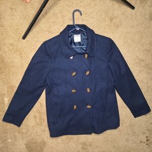 Navy Double-Breasted Peacoat